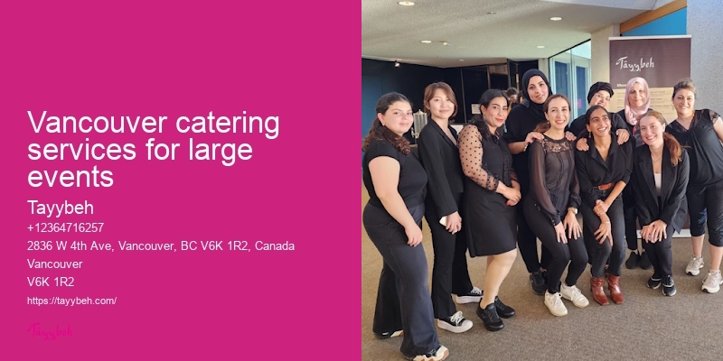 Vancouver luxury catering options