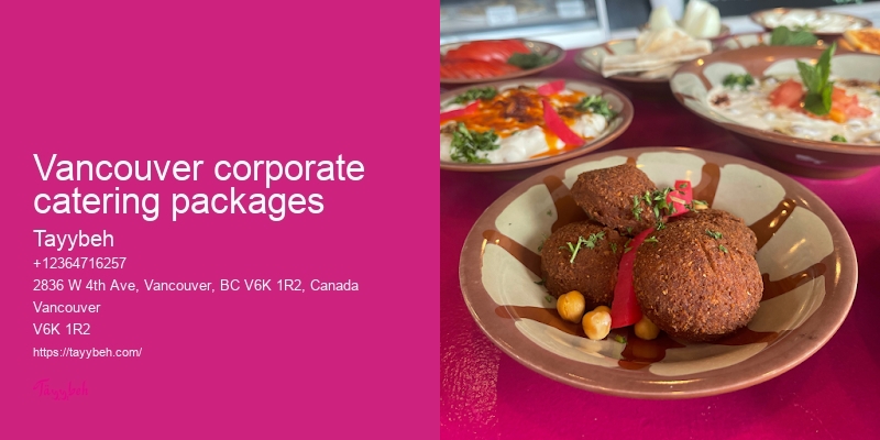 Vancouver buffet catering