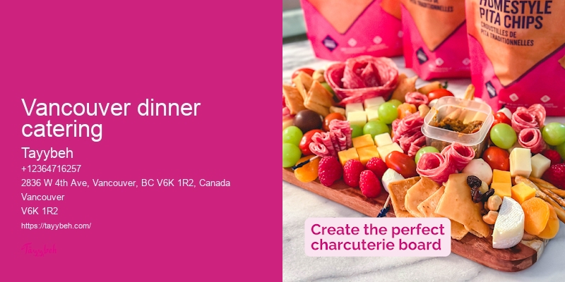 Vancouver catering for product launches