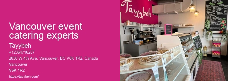 Vancouver catering for social events