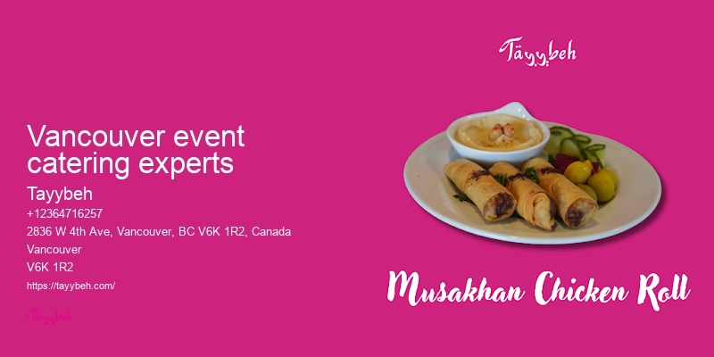 Catering for corporate events Vancouver