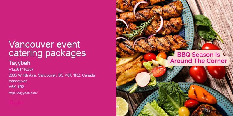 Catering for family reunions Vancouver