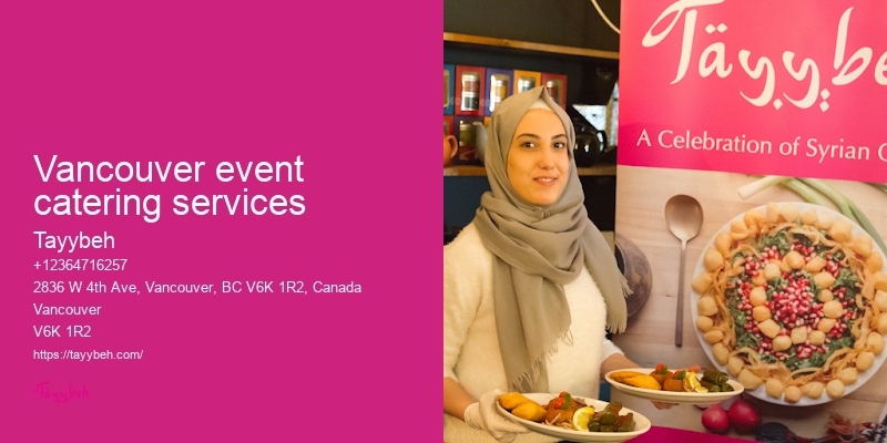 Syrian Food for Festivals Vancouver