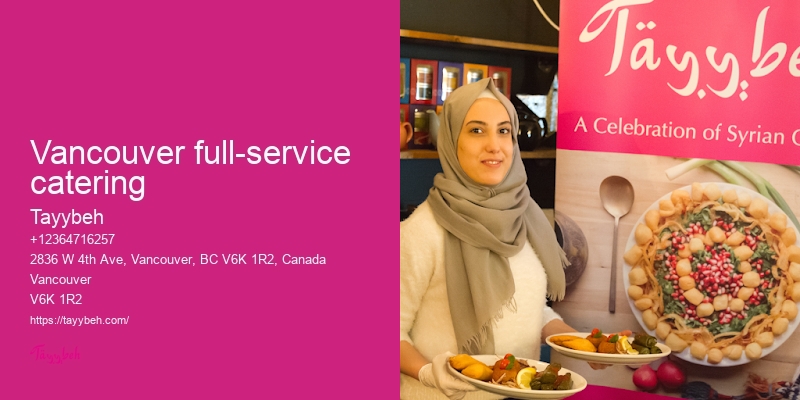 Top catering services Vancouver