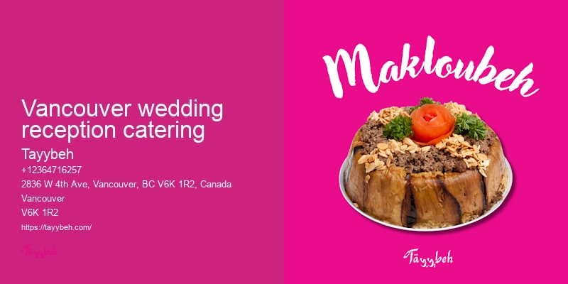 High-end event catering Vancouver