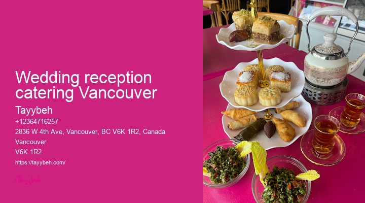 Syrian Cuisine Catering Experts Vancouver