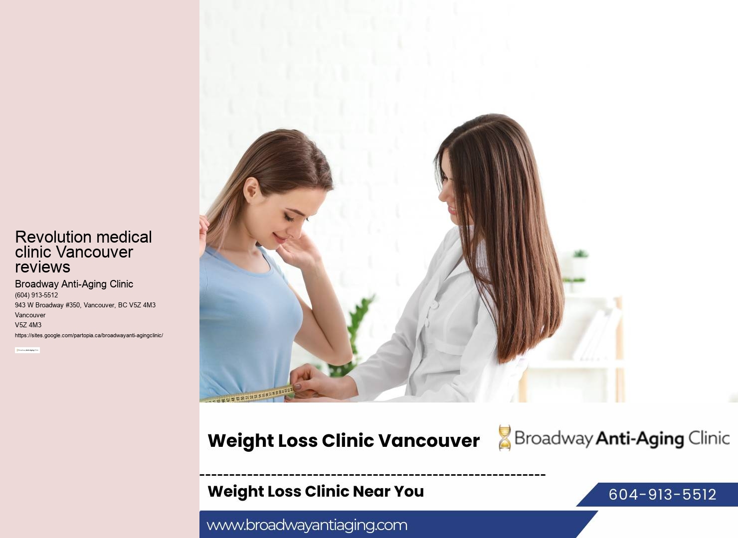 Revolution medical clinic Vancouver reviews
