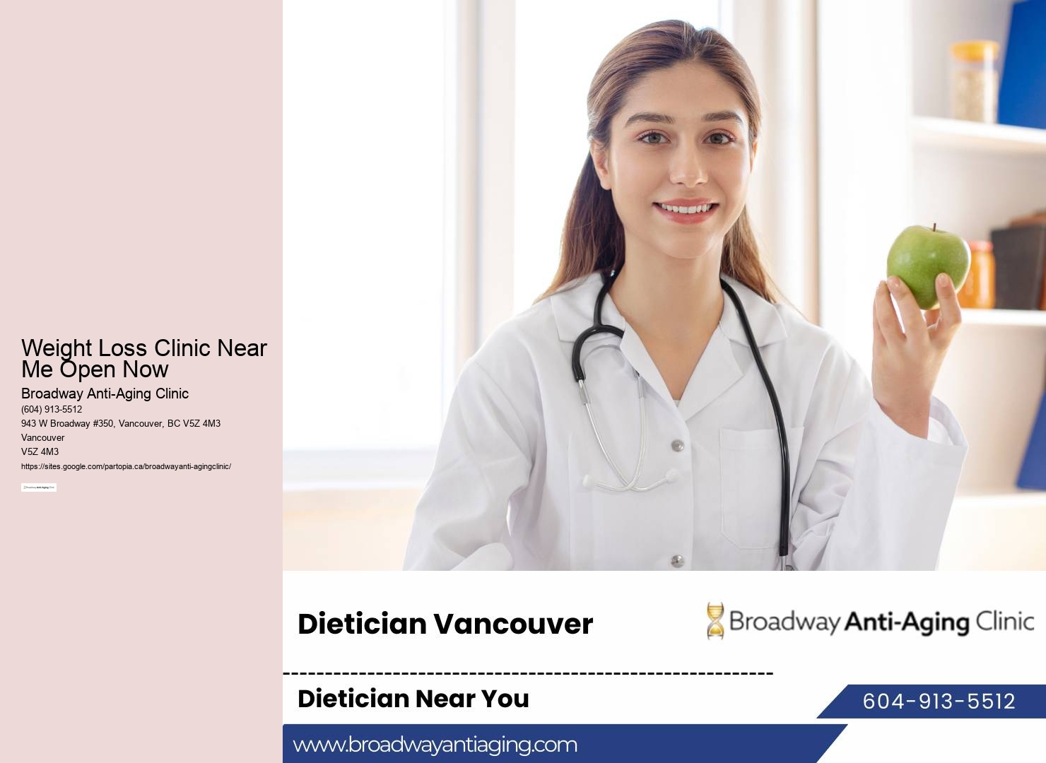 Weight loss clinic Vancouver promotions