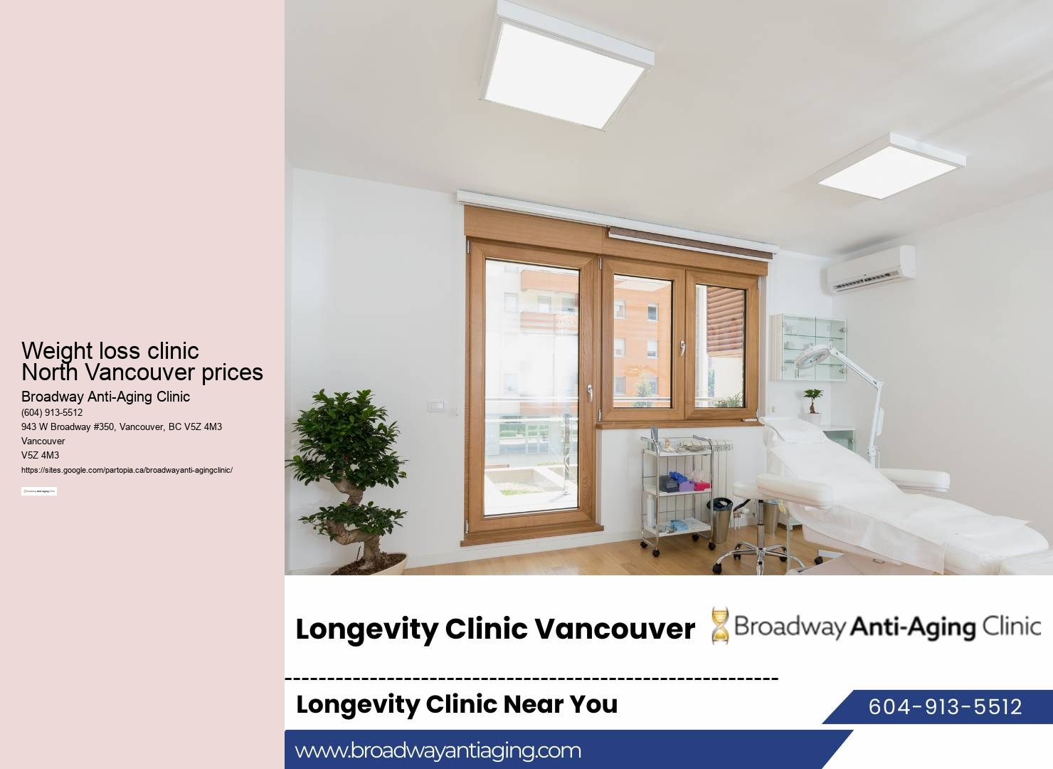 Weight loss clinic North Vancouver prices