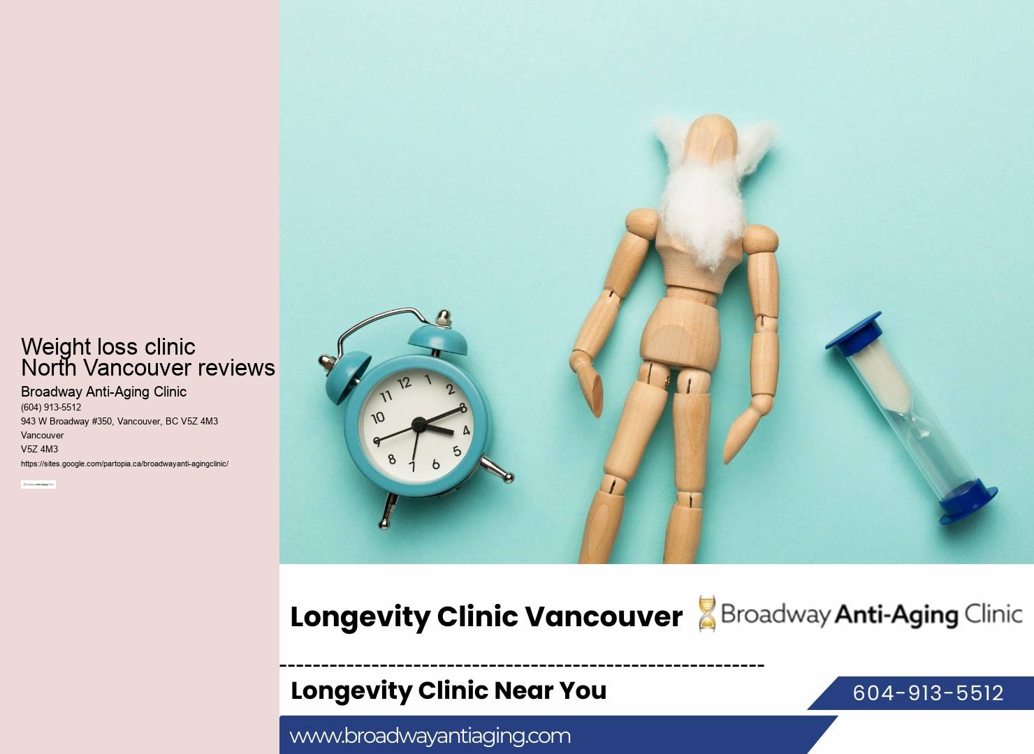 Weight loss clinic North Vancouver offers