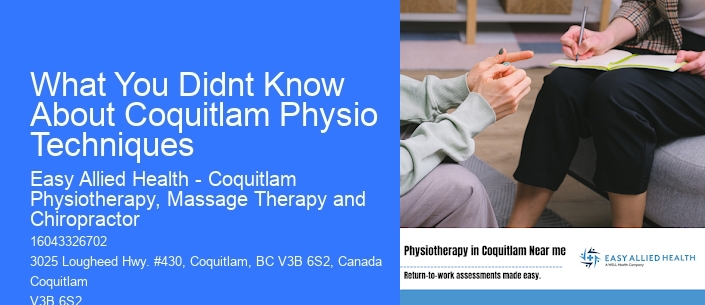 What You Didnt Know About Coquitlam Physio Techniques