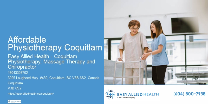 Senior Rehab Affordable Physiotherapy Coquitlam