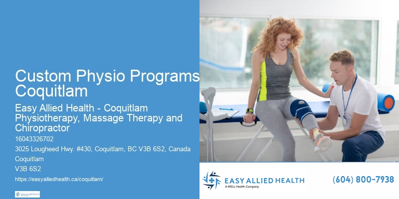 Custom Physio Programs Coquitlam Rehab Experts