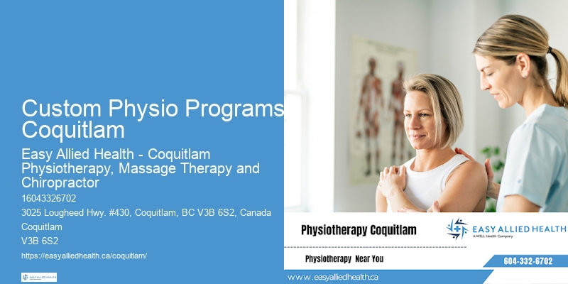Custom Physio Programs Coquitlam Physiotherapy for Muscle Recovery