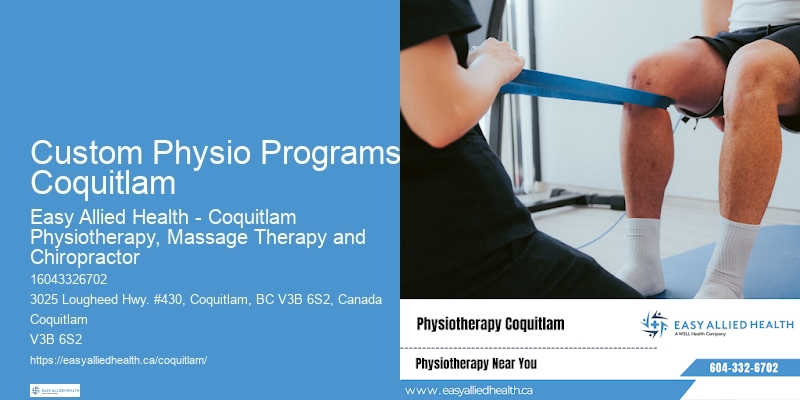 Specialized Rehab Custom Physio Programs Coquitlam