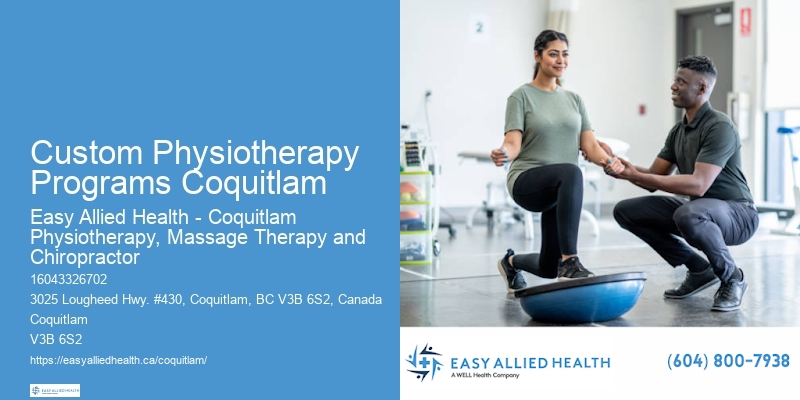 Custom Physiotherapy Programs Coquitlam Effective Physiotherapy Techniques
