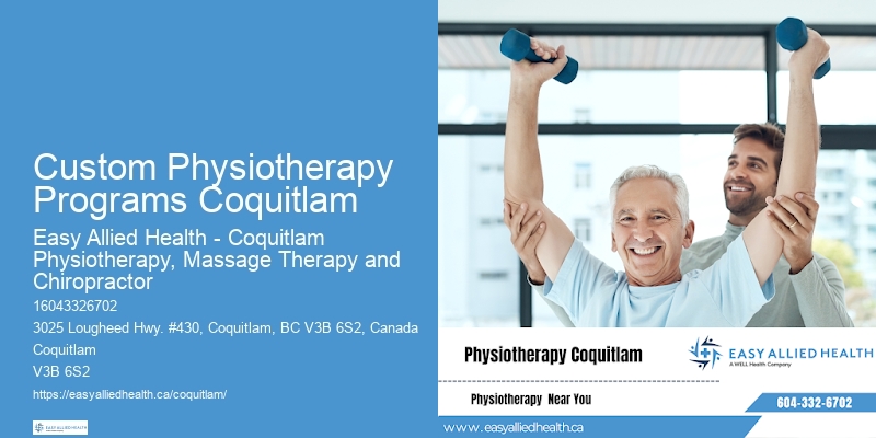 Custom Physiotherapy Programs Coquitlam Injury Specialists