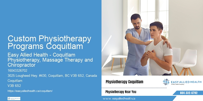 Physiotherapy for Pain Management Custom Physiotherapy Programs Coquitlam