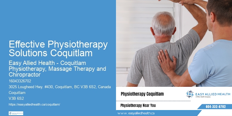 Effective Physiotherapy Solutions Coquitlam Physiotherapy Services for Injuries