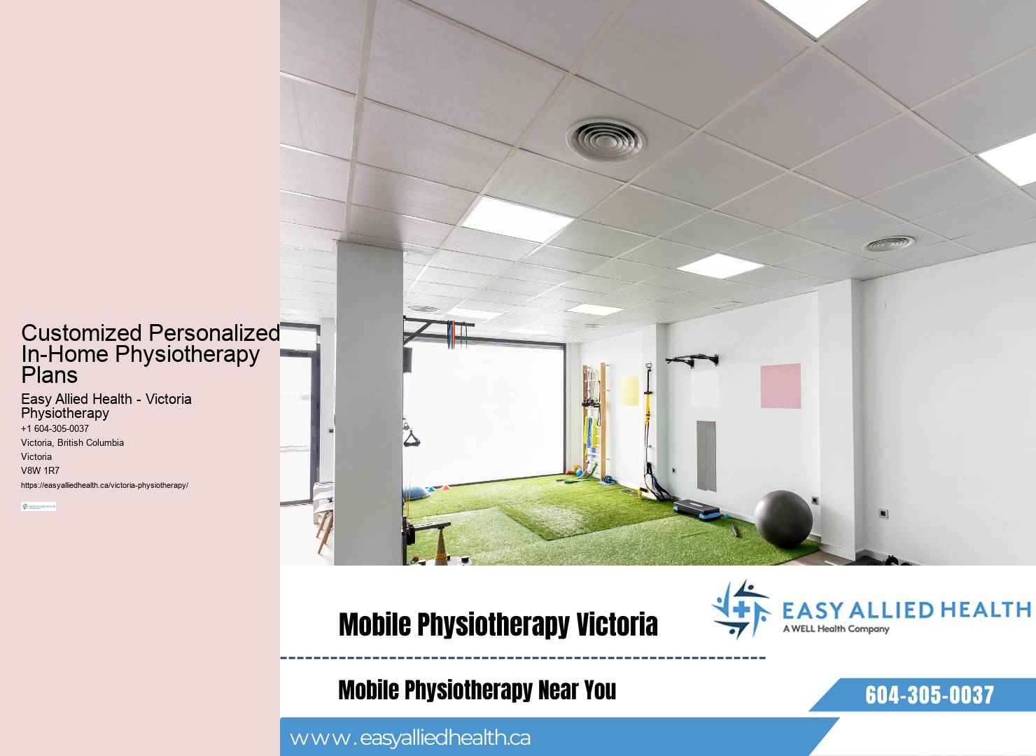 Victoria Home Visit Physiotherapy: Bringing Care to Your Doorstep