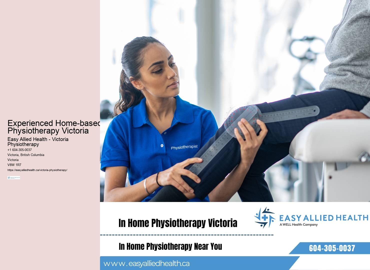 Personalized Care with Victoria Physiotherapy at Home