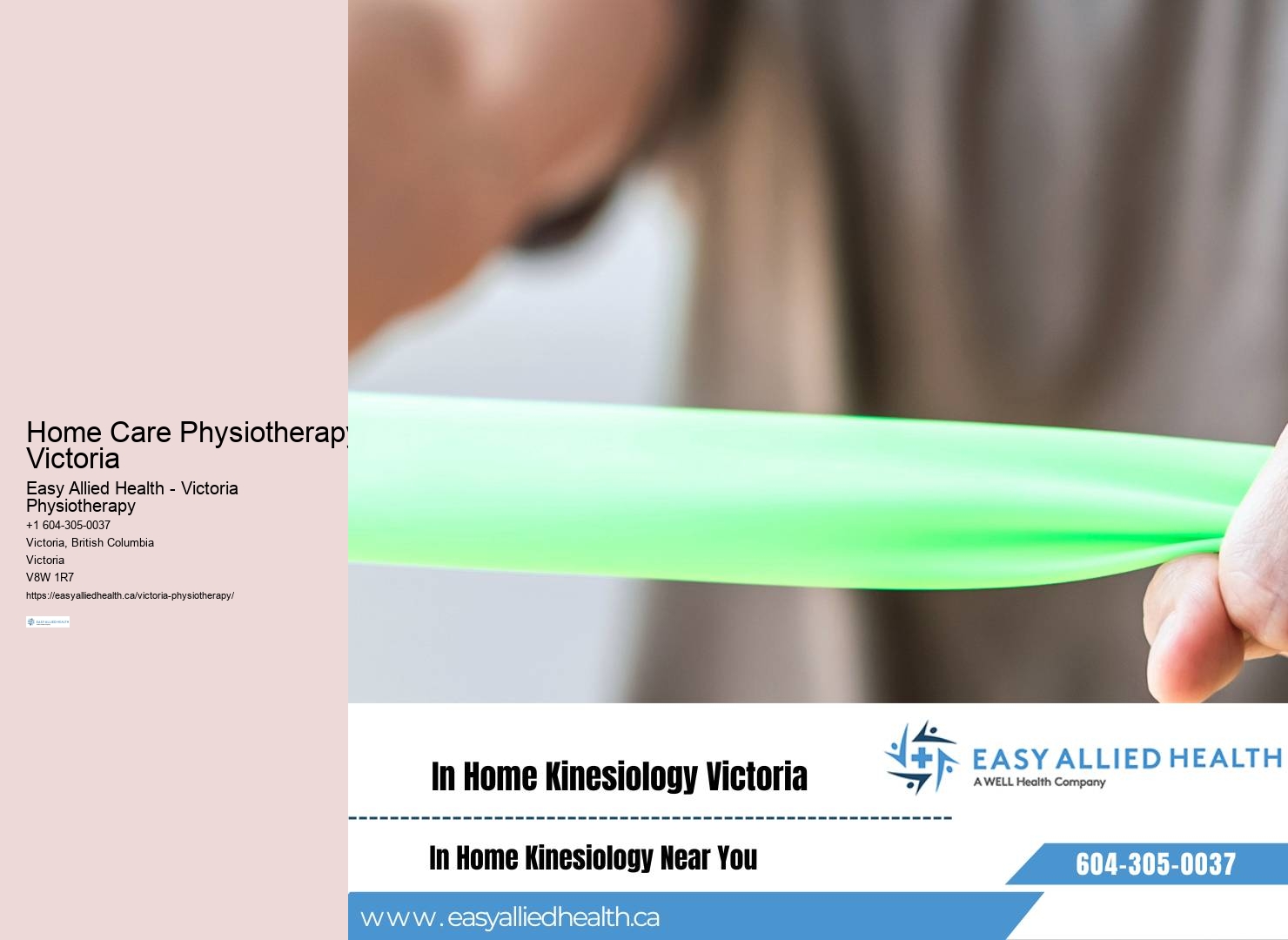 Victoria Mobile Physiotherapist: Your Trusted Health Partner on the Go