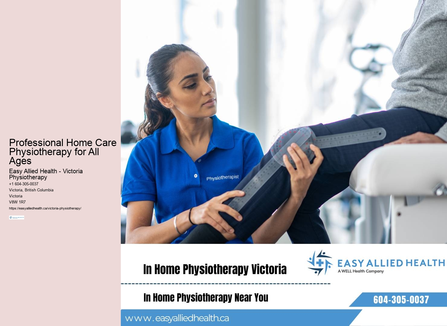 Comprehensive Victoria Home Visit Physiotherapy Care