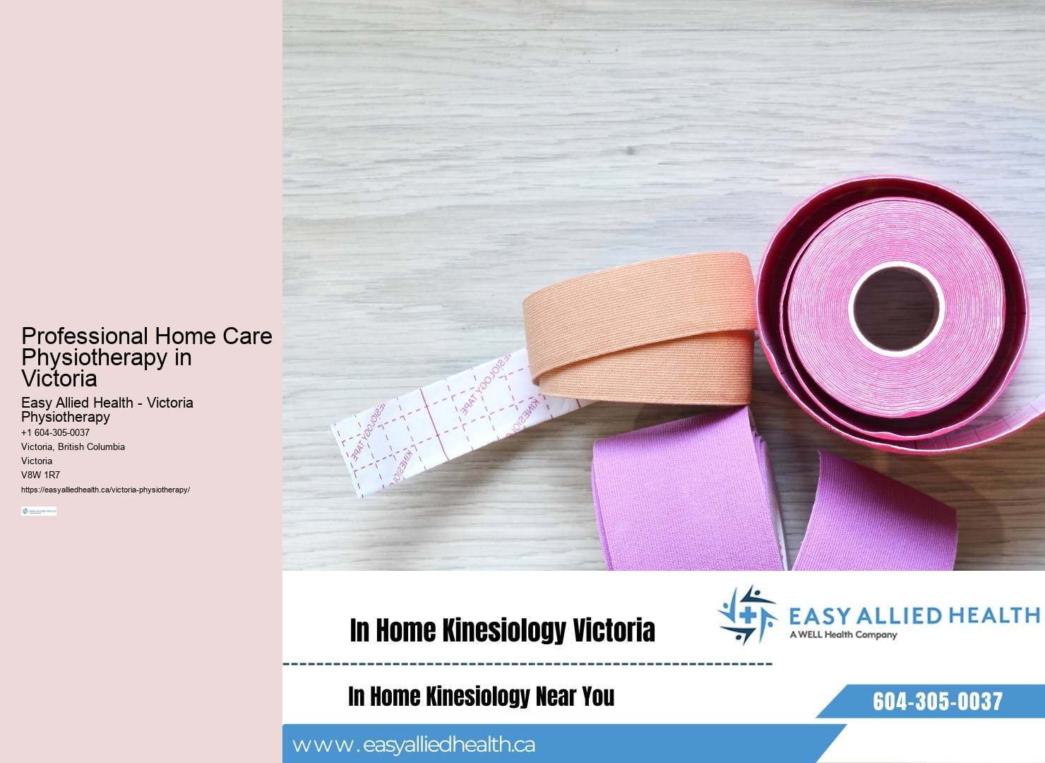 Victoria home health care physiotherapy