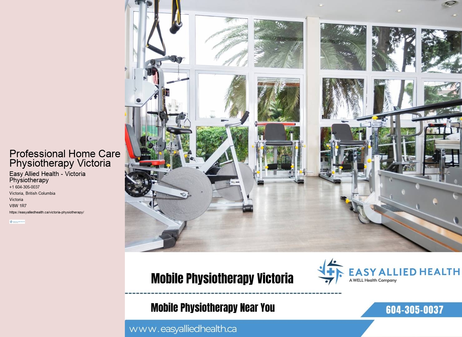 Mobile Physiotherapy Services: Bringing Healing to You