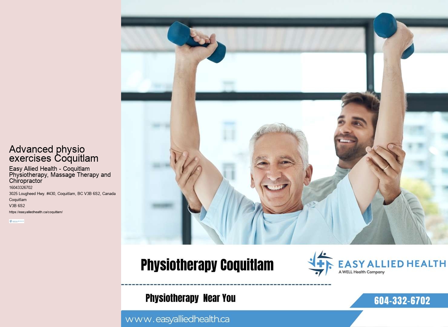 Coquitlam physiotherapy for pre and postnatal care