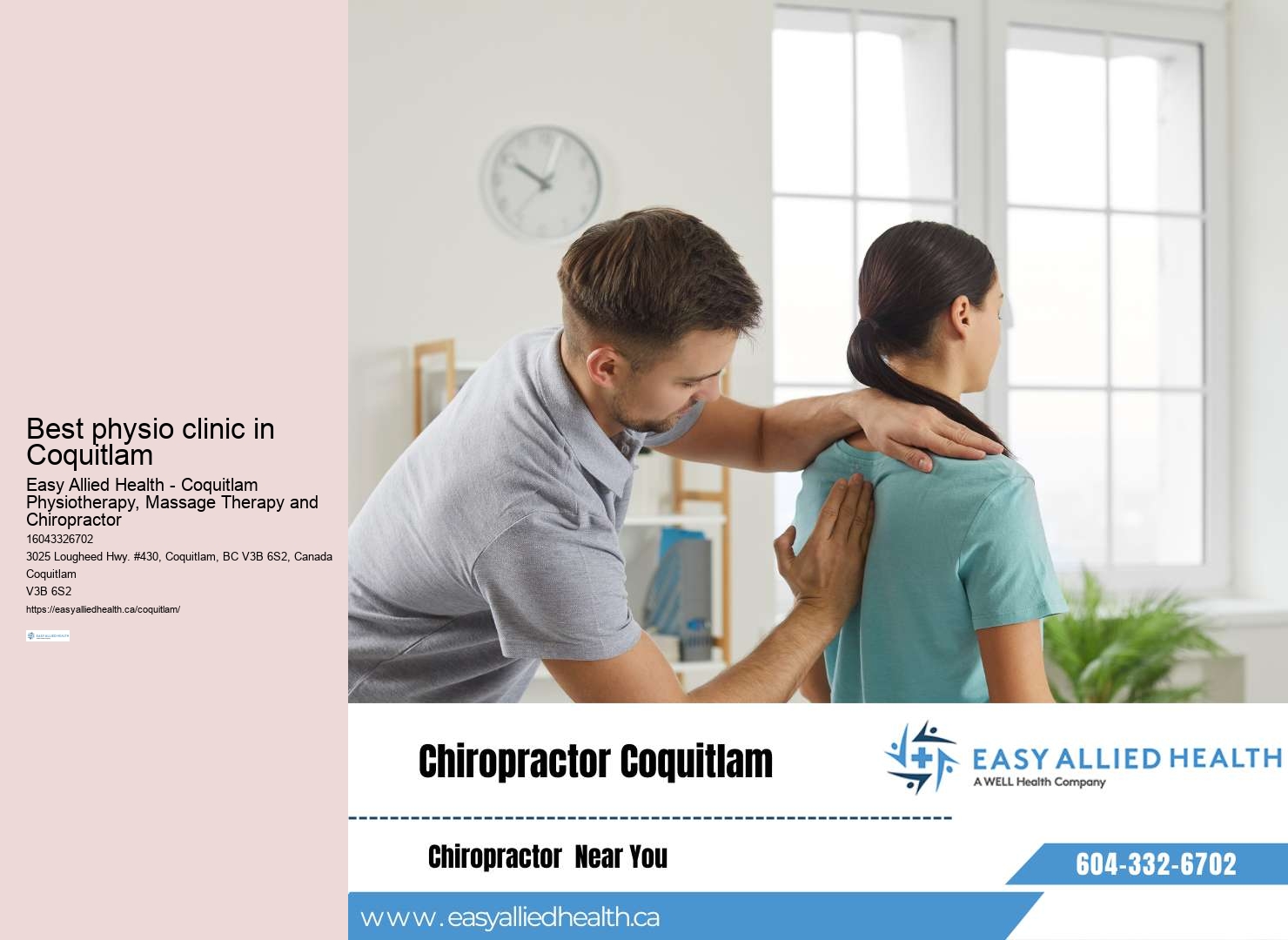 Professional injury rehab Coquitlam