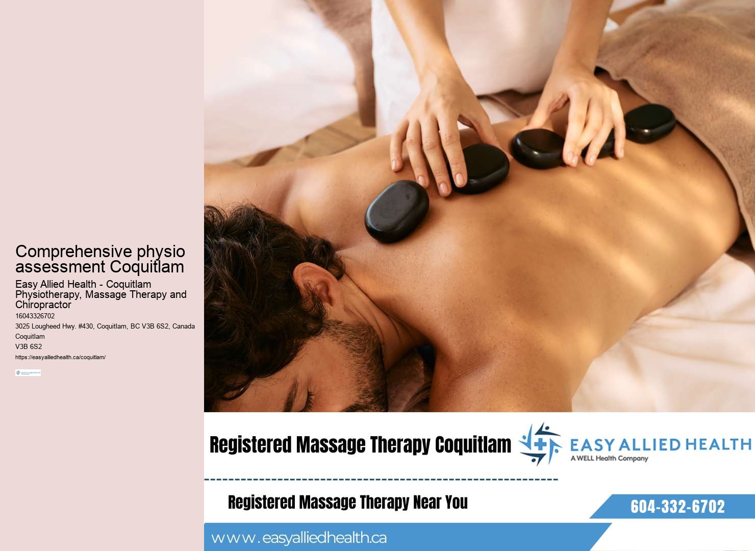 Physical therapy services Coquitlam
