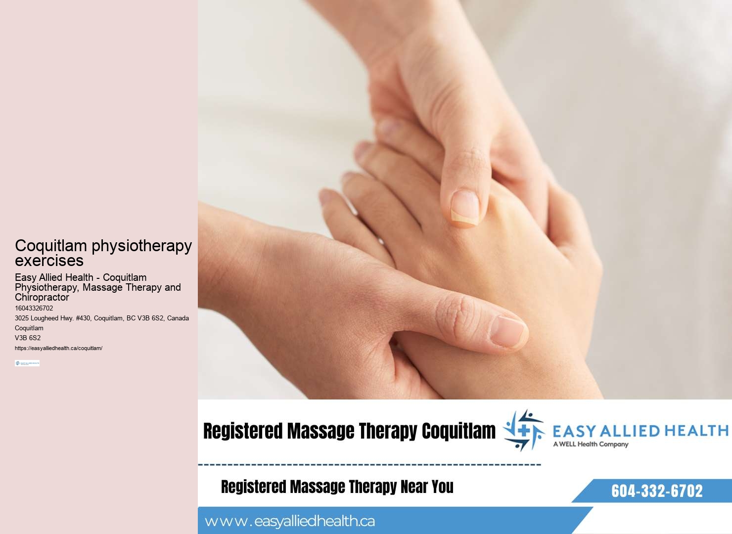Coquitlam physiotherapy for laser therapy