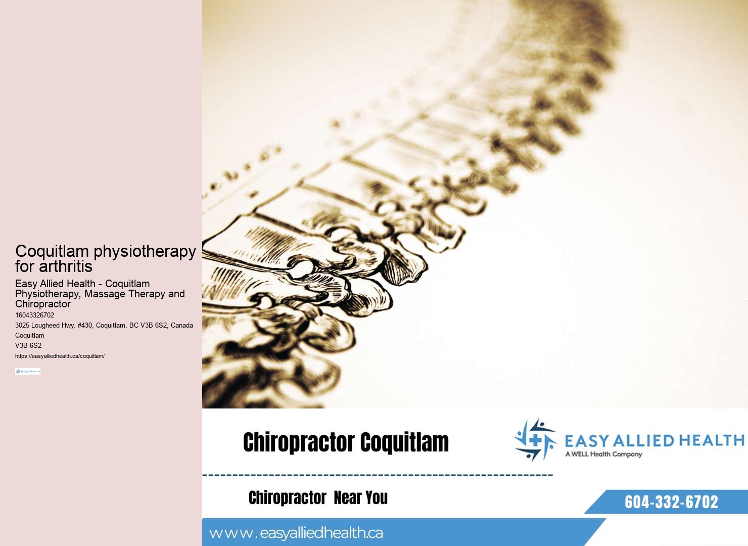 Expert manual therapy Coquitlam