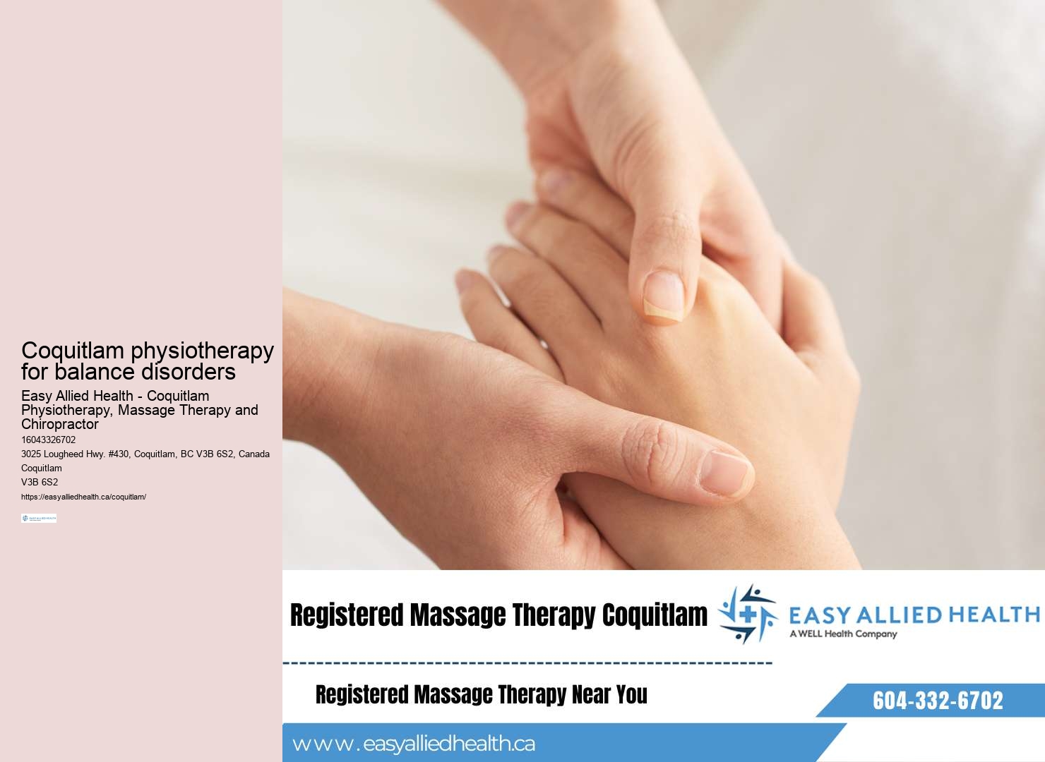 Effective rehabilitation solutions Coquitlam