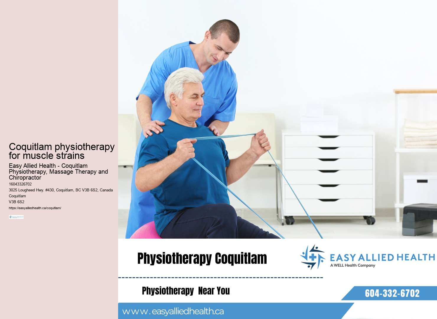 Coquitlam physiotherapy services