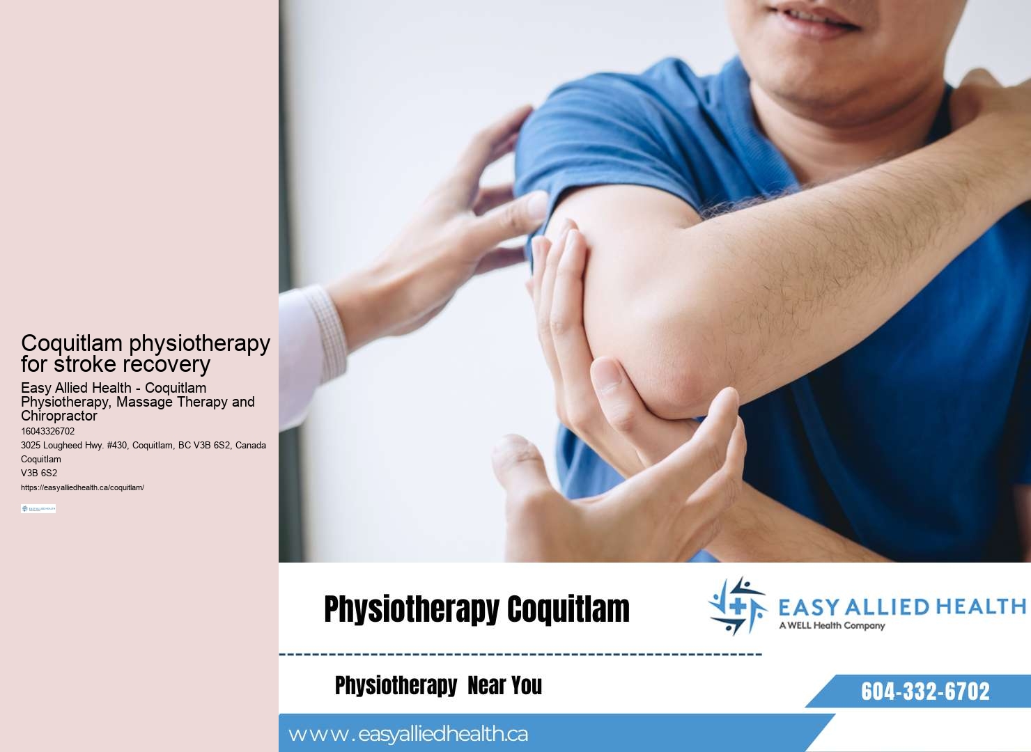 Skilled physical therapists Coquitlam