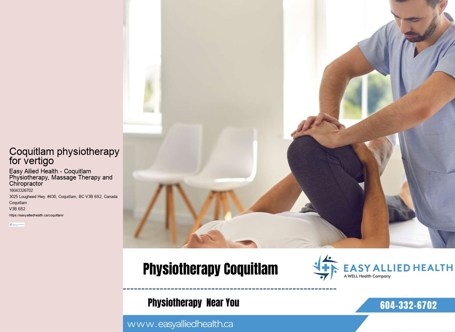 Premier pediatric physiotherapy Coquitlam