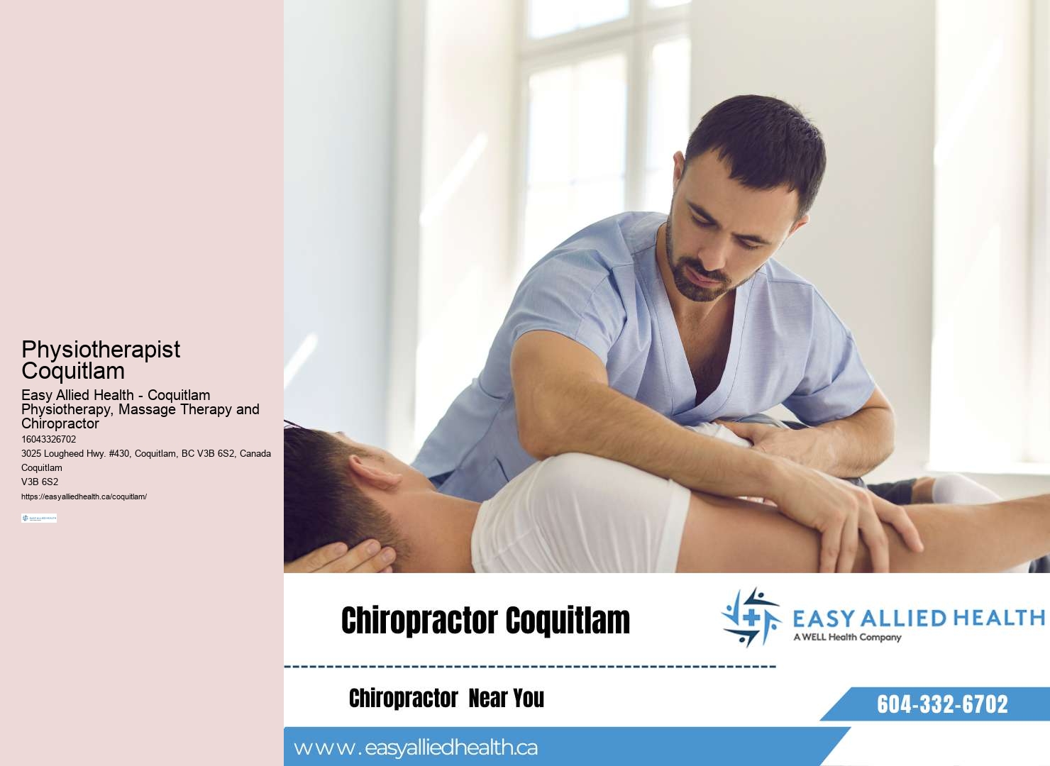 Experienced physiotherapy clinics for knee pain Coquitlam