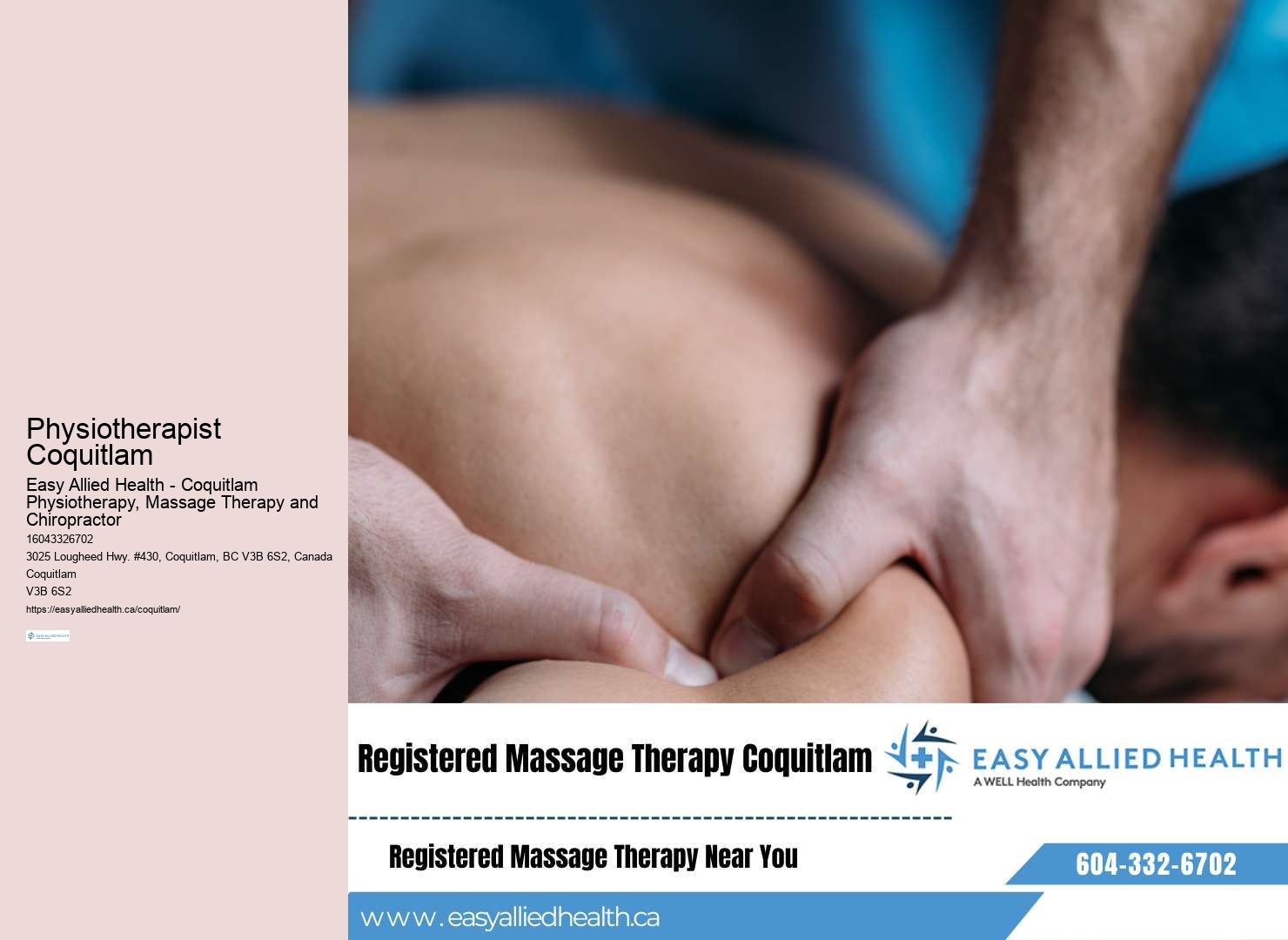 Leading-edge physiotherapy Coquitlam