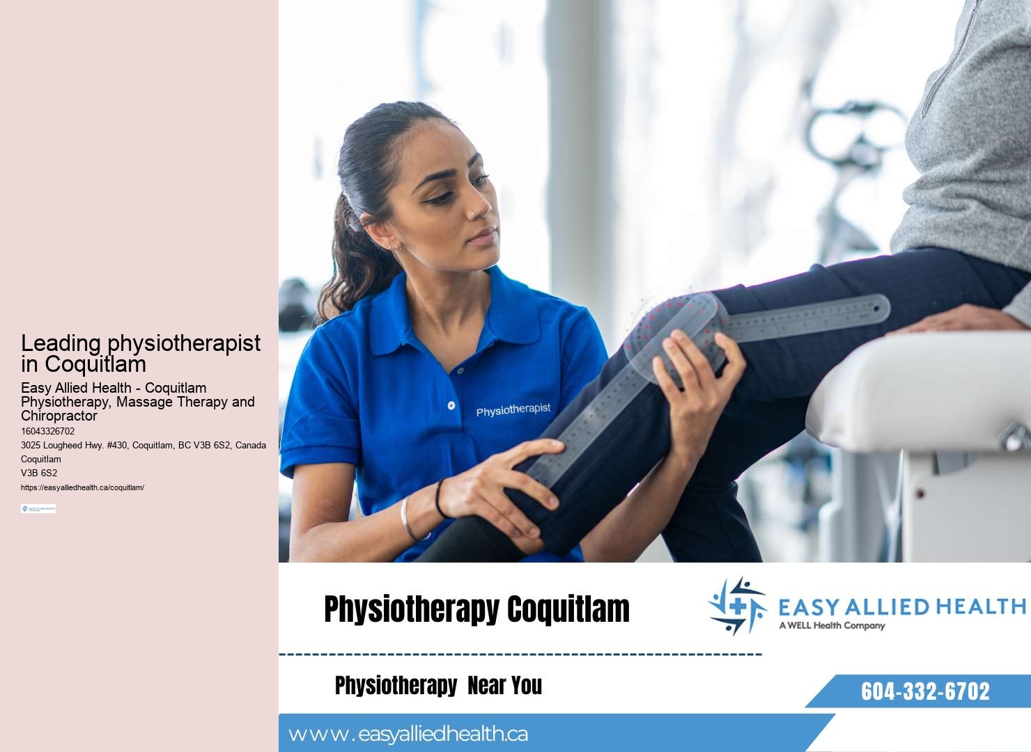 Top-rated sports injury specialists Coquitlam
