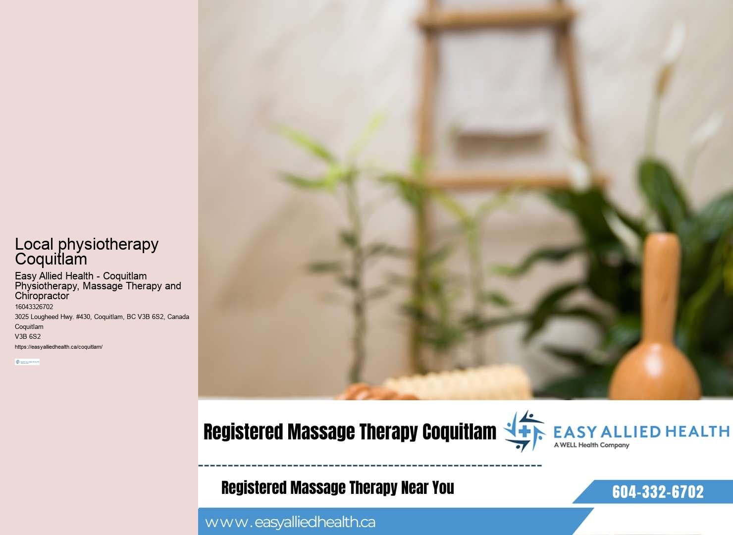 TMJ specialist physiotherapist Coquitlam