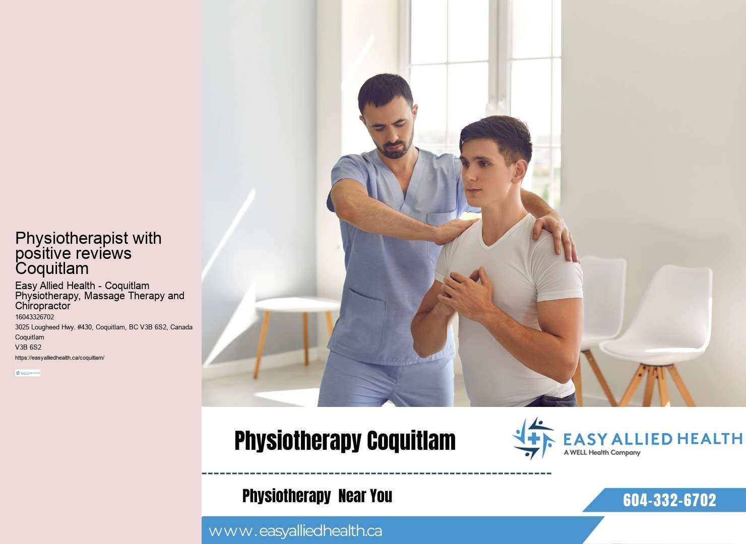 Trusted Coquitlam physiotherapy experts
