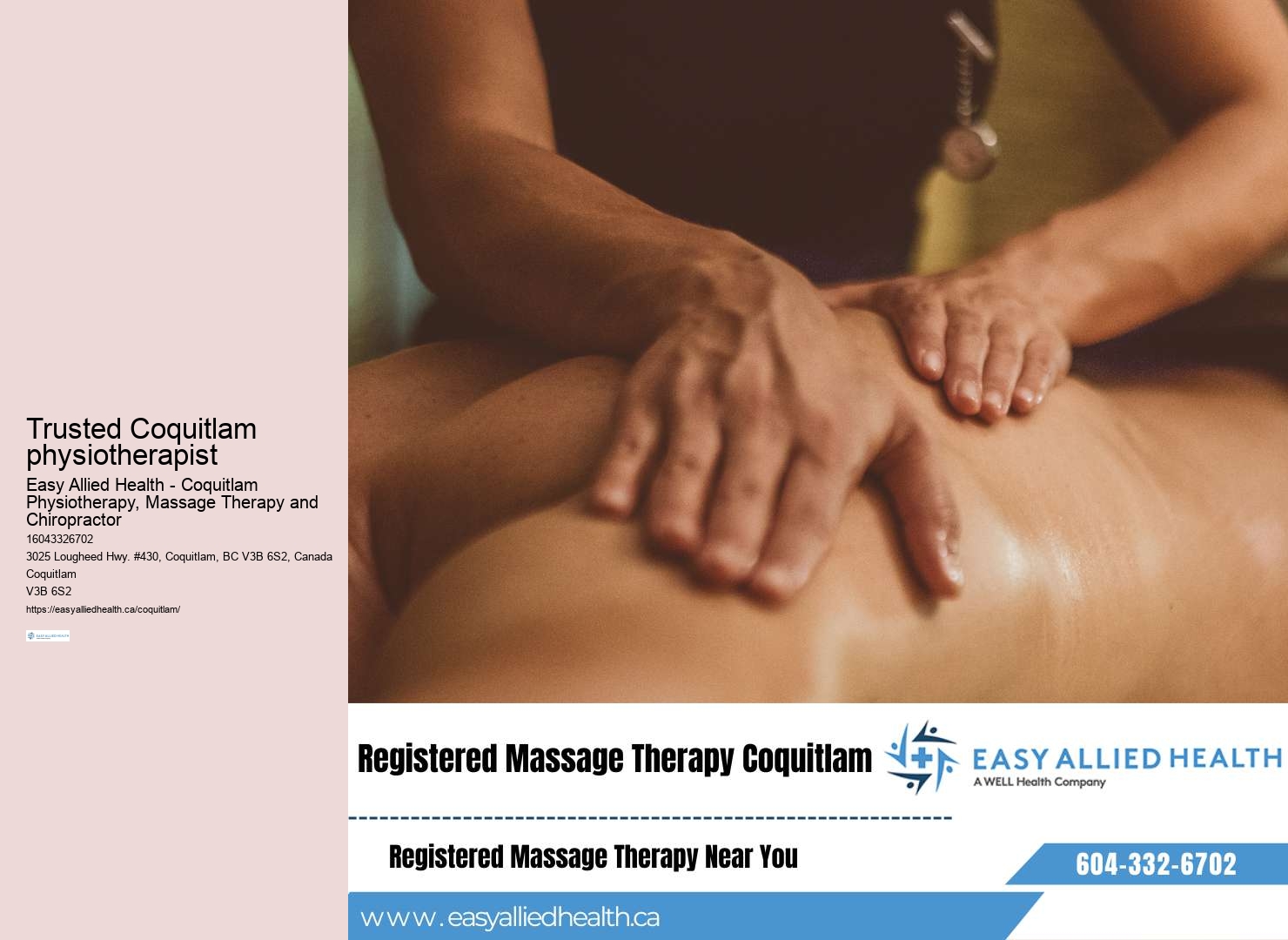 Best TMJ therapy options Coquitlam