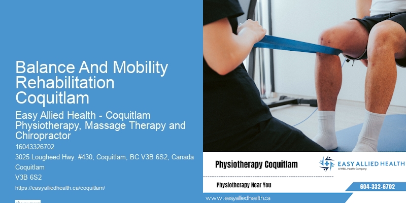 Joint Pain Physiotherapy Balance And Mobility Rehabilitation Coquitlam
