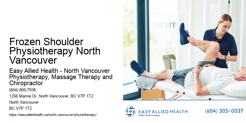 Post-Injury Care Frozen Shoulder Physiotherapy North Vancouver