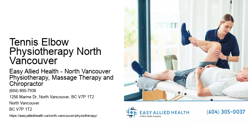 In-Depth Physio Services Tennis Elbow Physiotherapy North Vancouver
