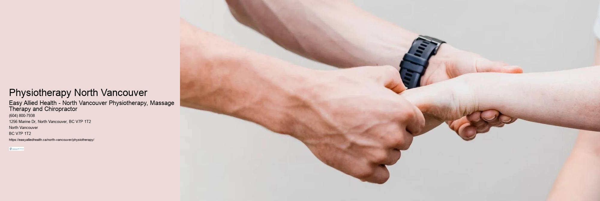 Physiotherapy North Vancouver