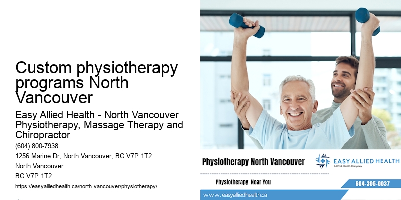 Tailored physiotherapy programs Custom physiotherapy programs North Vancouver