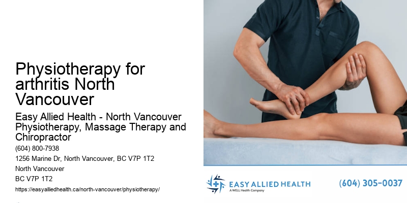 Certified physiotherapist Physiotherapy for arthritis North Vancouver